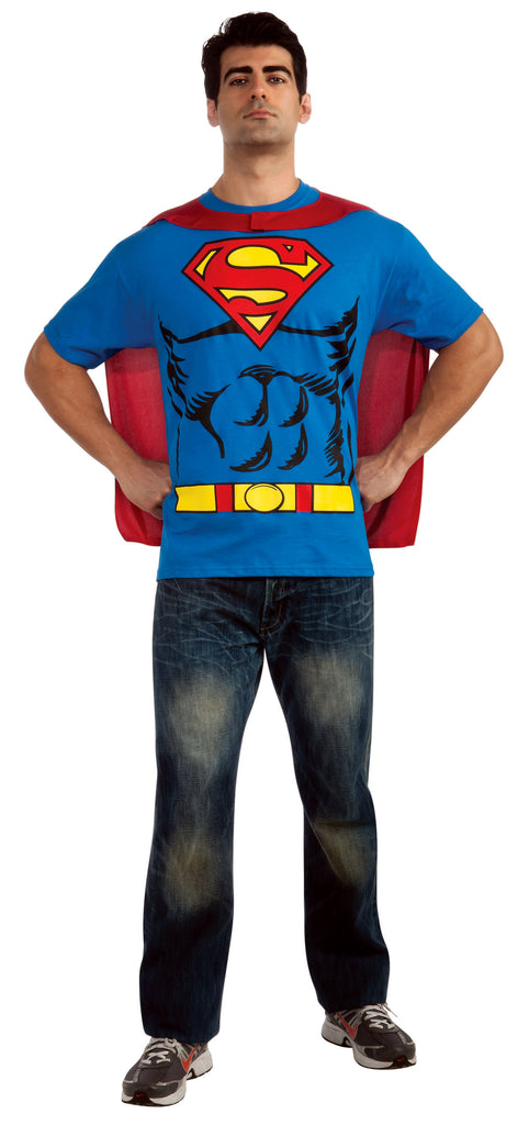 Superman t shop shirt and cape